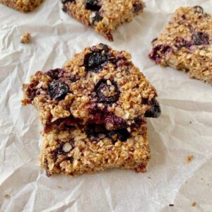 blueberry oat bars