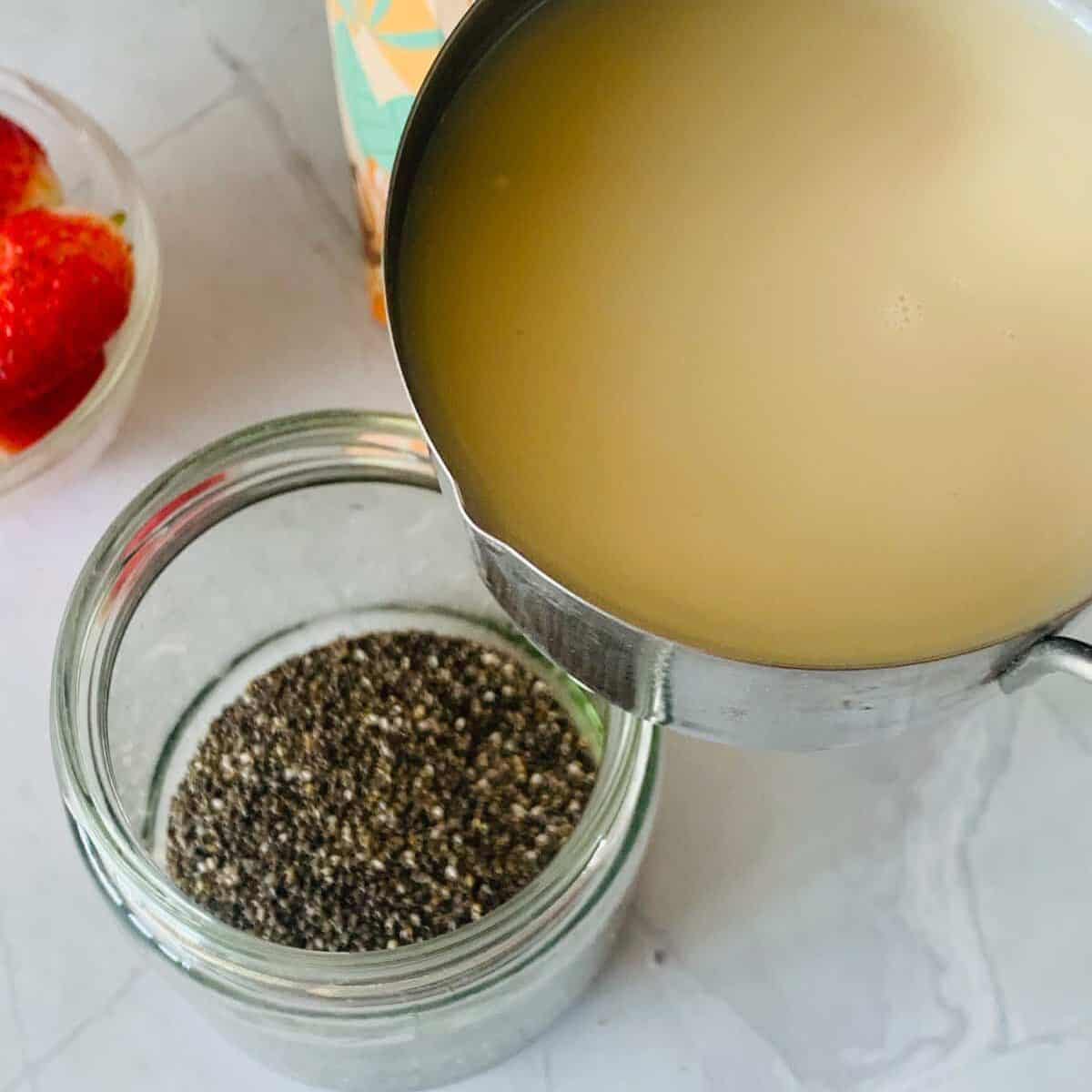 Chia seeds pudding how to make 
