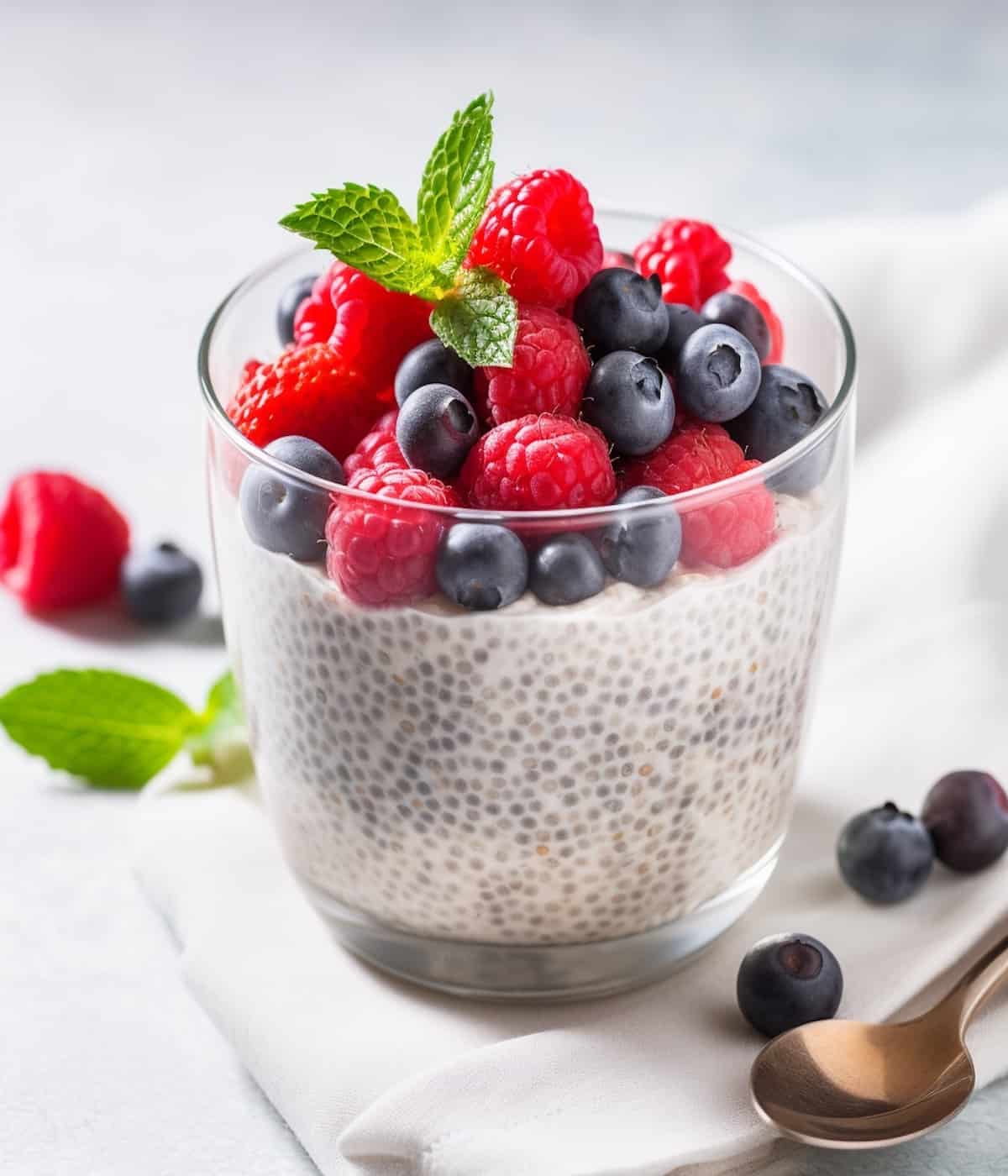 oat milk chia pudding