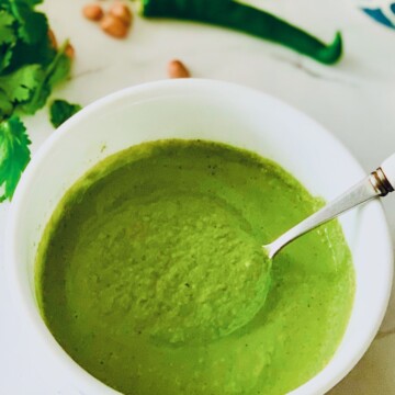 Hari Chutney Green Chuteny Cilantro coriander mint chutney