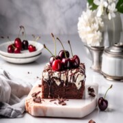black forest chocolate cherry brownies