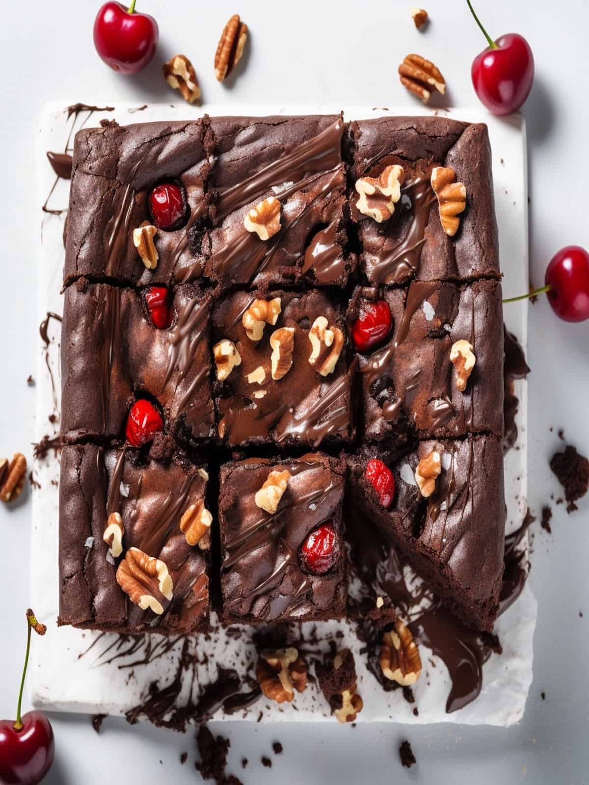 black-forest-chocolate-cherry-brownies