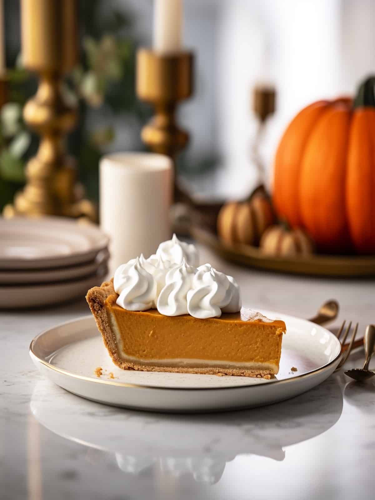 gingerbread pumpkin pie