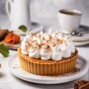 spiced butterscotch pumpkin pie