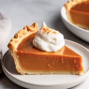 spiced butterscotch pumpkin pie